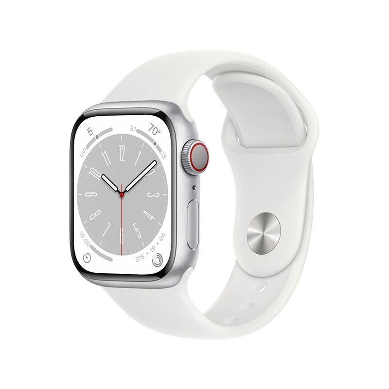  Apple Watch Series 8 GPS + Cellular 41mm dây cao su Sport Band - Nhiều màu - Apple chính hãng 