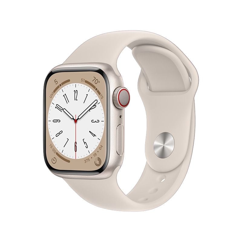  Apple Watch Series 8 GPS + Cellular 45mm dây cao su Sport Band - Nhiều màu - Apple chính hãng 