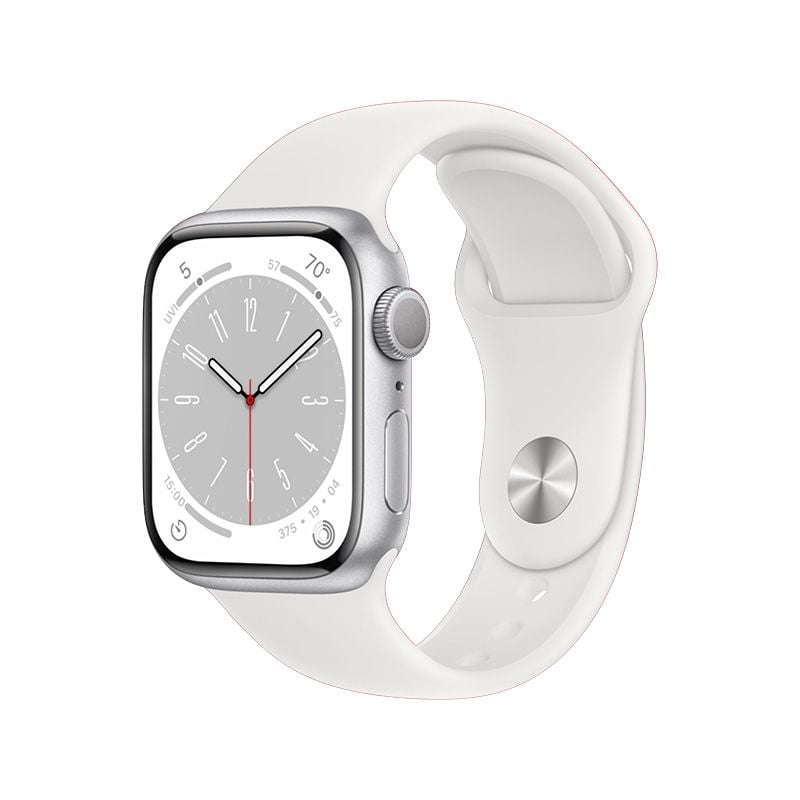  Apple Watch Series 8 GPS 41mm dây cao su Sport Band - Nhiều màu - Hàng chính hãng 