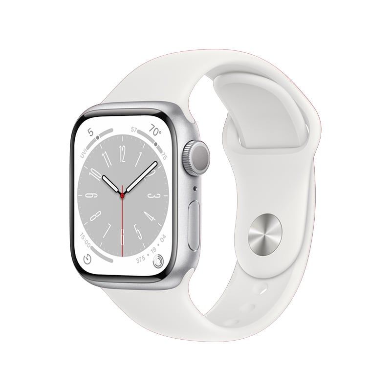  Apple Watch Series 8 GPS 45mm dây cao su Sport Band - Nhiều màu - Hàng chính hãng 