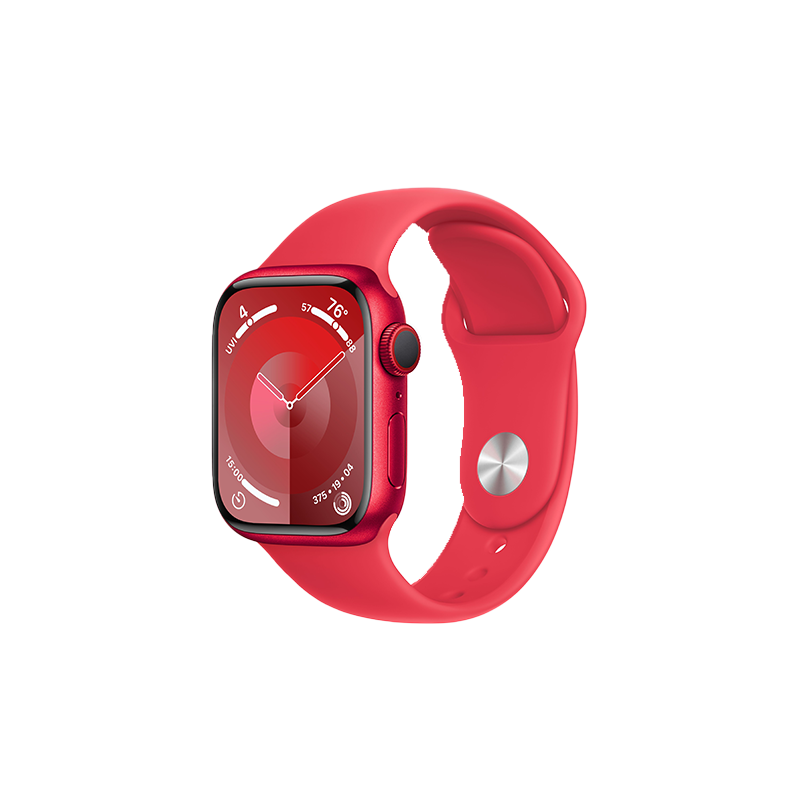  Apple Watch Series 9 GPS + Cellular 41mm dây cao su Sport Band - Chính hãng 