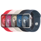  Apple Watch Series 9 GPS + Cellular 45mm dây cao su Sport Band - Chính hãng 