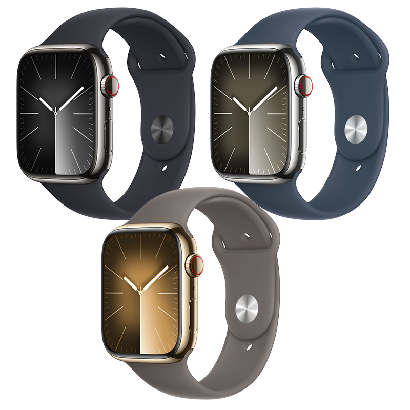 Apple Watch Series 9 - Gps + Cellular, 41Mm - Vỏ Thép Dây Thép