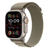  Apple Watch Ultra 2 49mm GPS + Cellular Titanium Case dây Olive Alpine Loop 