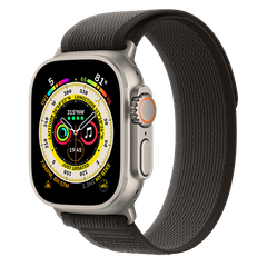 Apple Watch Ultra 49mm GPS + Cellular Titanium Case với dây Black/Gray Trail Loop