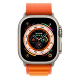  Apple Watch Ultra 49mm GPS + Cellular Titanium Case với dây Orange Alpine Loop 