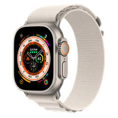 Apple Watch Ultra 49mm GPS + Cellular Titanium Case với dây Starlight Alpine Loop