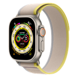  Apple Watch Ultra 49mm GPS + Cellular Titanium Case với dây Yellow/Beige Trail Loop 