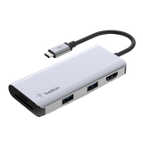  Belkin Multiport 5-in-1 USB-C Hub - AVC007btSGY - Hàng chính hãng 