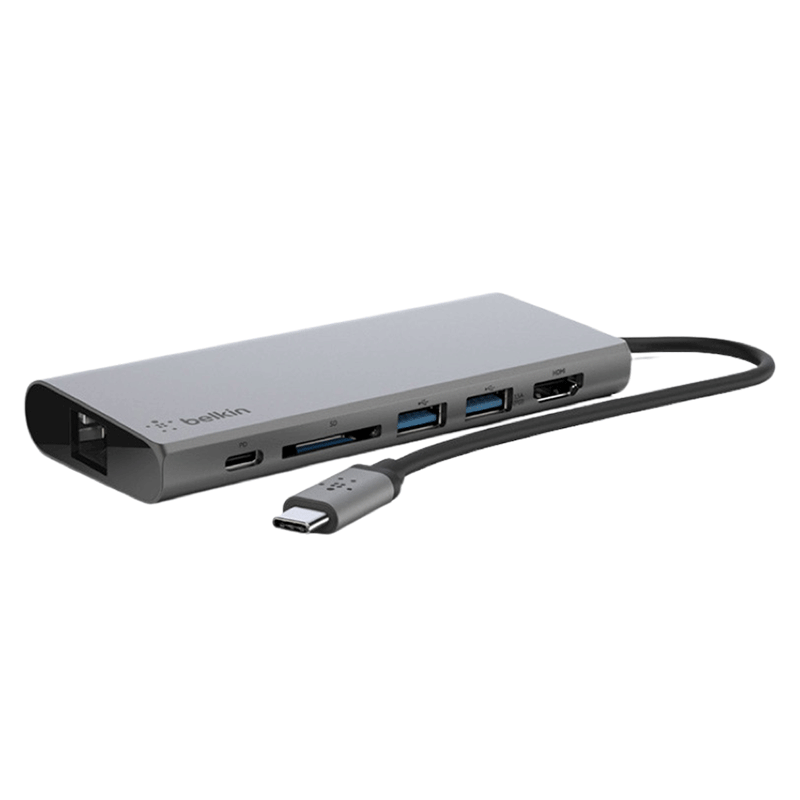 Hub Belkin F4U092btSGY 6-in-1 USB-C