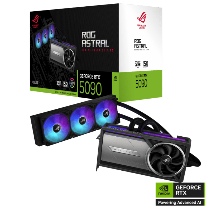 Card đồ hoạ ASUS rog astral lc geforce rtx™ 5090 32GB gddr7