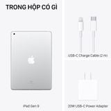  iPad Gen 9 - 64GB Wi-Fi màu Silver & Space Gray - Hàng chính hãng 