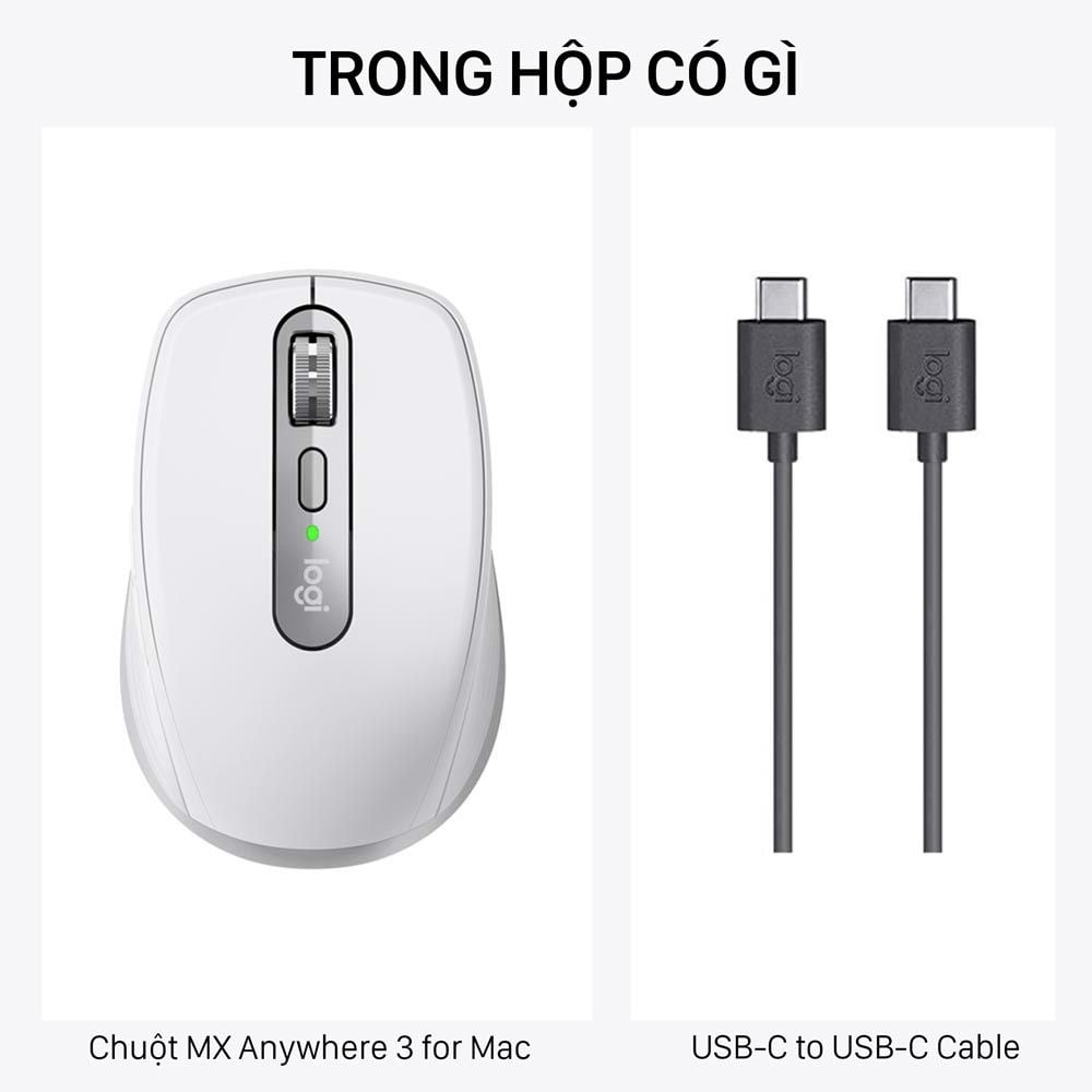  Chuột không dây Bluetooth Logitech MX Anywhere 3 for Mac 