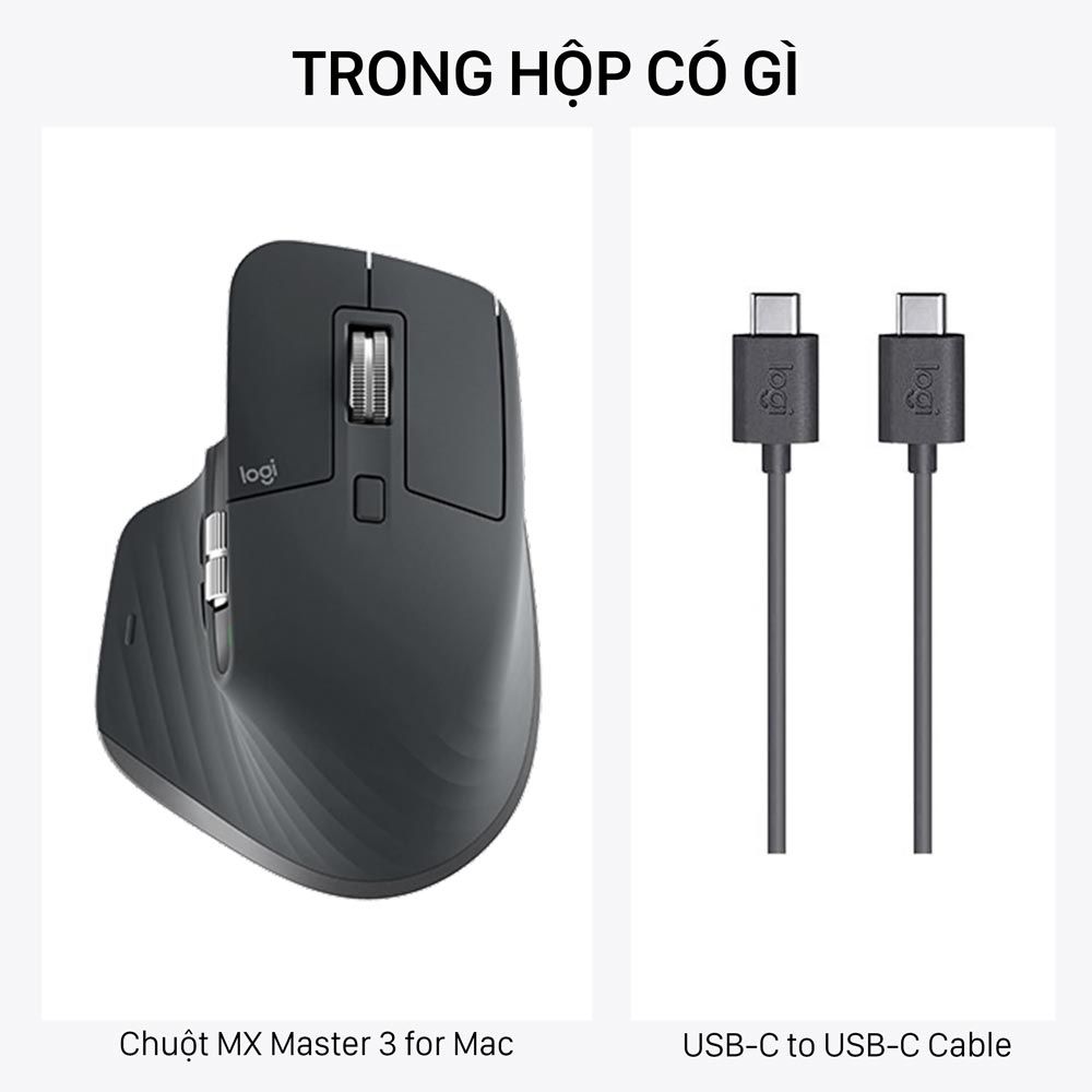  Chuột không dây Bluetooth Logitech MX Master 3 for Mac 