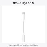  Apple Lightning to 3.5 mm Headphone Jack Adapter - Hàng chính hãng 