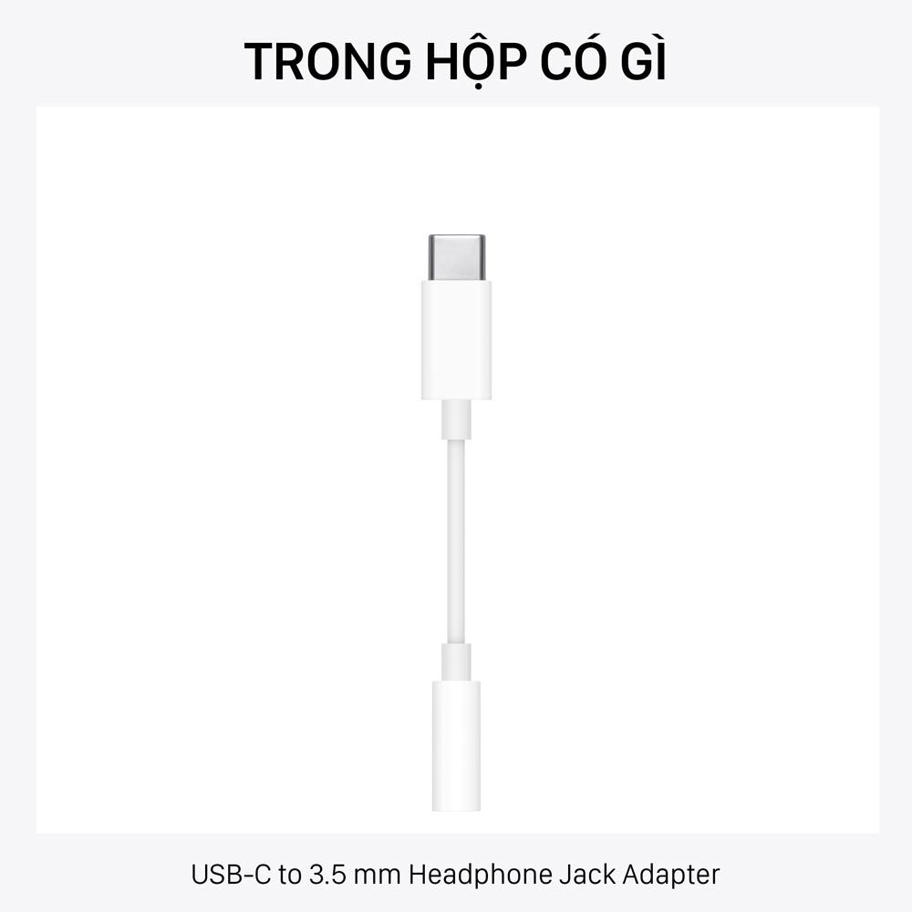  Apple USB-C to 3.5 mm Headphone Jack Adapter - Hàng chính hãng 