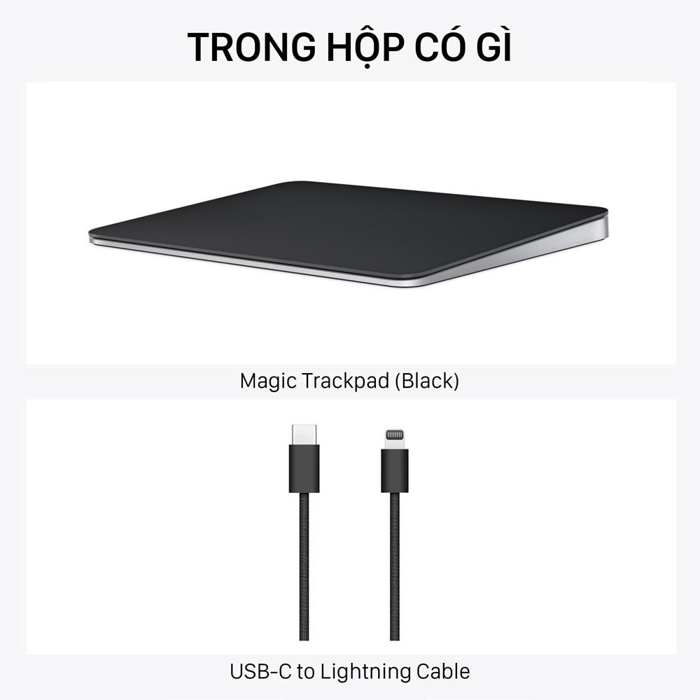 【美品】Apple Magic Trackpad 3 MMMP3ZA/A Magic Trackpad（USB‑C）- ブラック（Multi-Touch対応） - Apple
