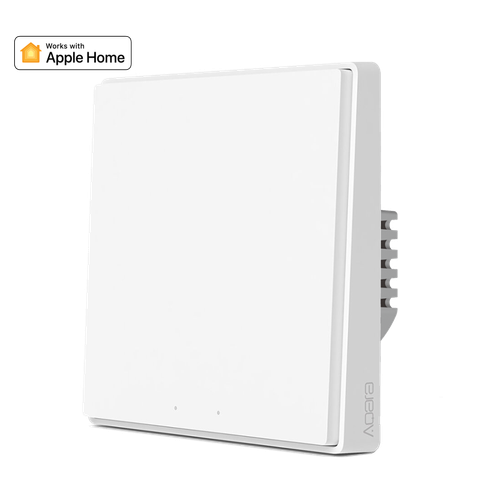 Công tắc gắn tường vuông Aqara D1 Smart Wall Switch 1 nút