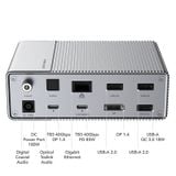  Cổng chuyển HyperDrive Gen 2 16-in-1 Thunderbolt 3 Docking Station và bộ nguồn DC 180W (HD-G2TB3) 