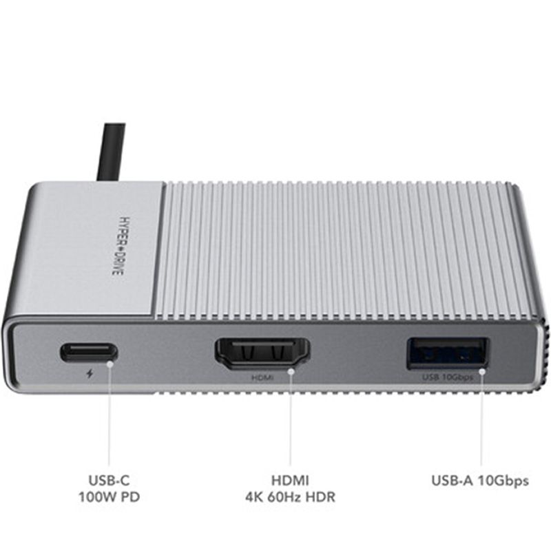  Cổng chuyển HyperDrive Gen 2 6-in-1 USB Type-C Docking Station (HD-G206) 