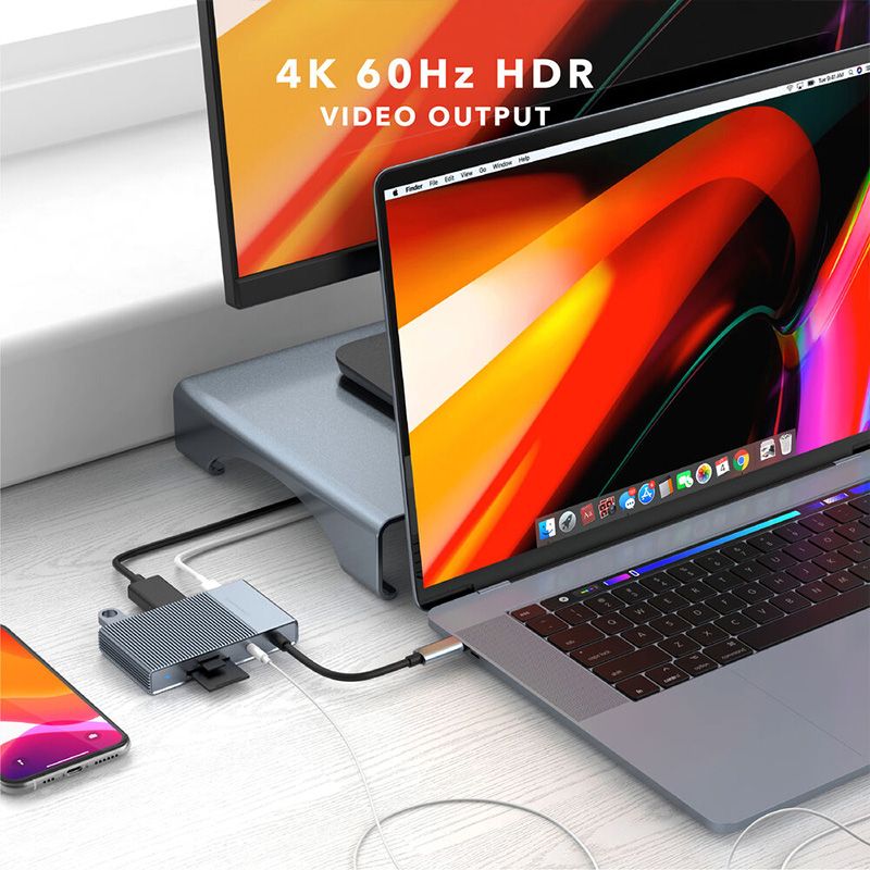  Cổng chuyển HyperDrive Gen 2 6-in-1 USB Type-C Docking Station (HD-G206) 