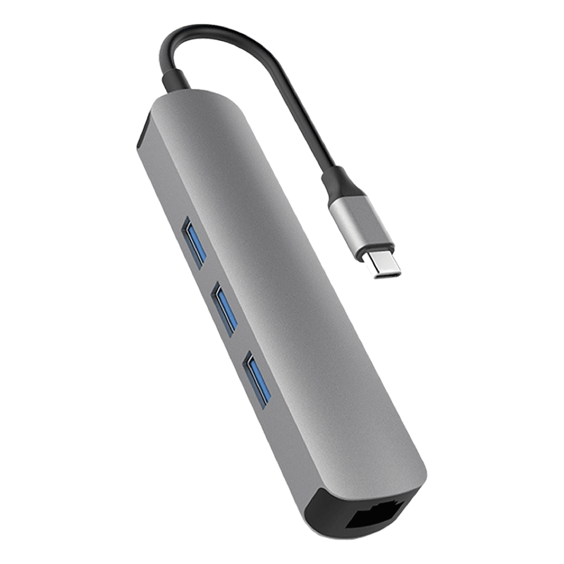 Cổng Chuyển Hyperdrive Hd233B 6 In 1 Xám