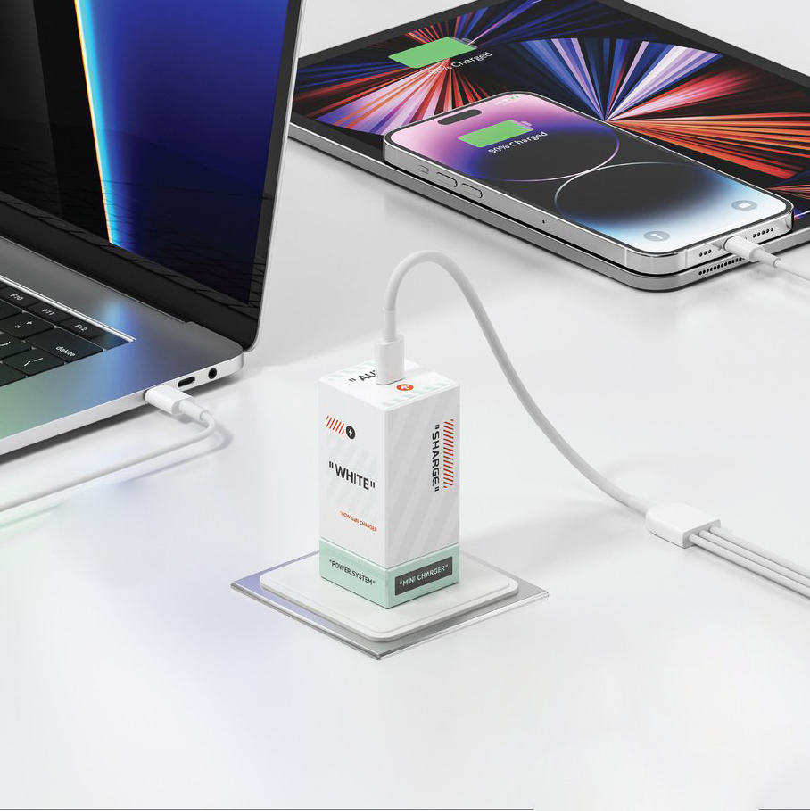  Củ sạc Sharge Mini GaN USB-C 100W Limited Chính hãng Việt Nam 