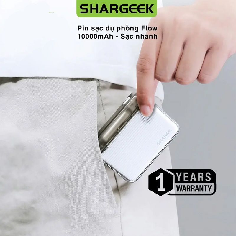  Pin sạc dự phòng Shargeek Flow 10.000mAh 