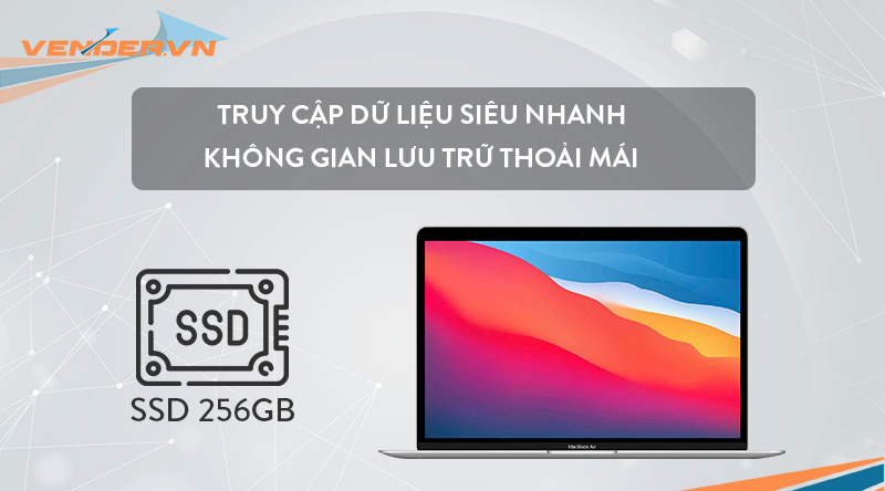  MacBook Air 13-inch 2020 Silver - 8GB / 256GB - Apple M1 / 8 Core CPU / 7 Core GPU - Hàng chính hãng - Part: MGN93 