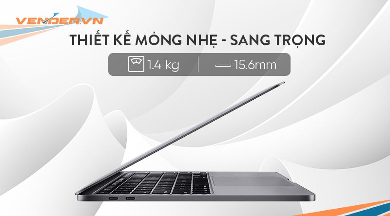  MacBook Pro 13-inch 2020 Silver - M1 / Option 16GB / 256GB - Hàng chính hãng - Part: Z11D000E5 