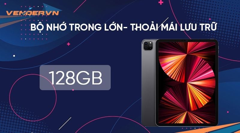  iPad Pro 11-inch M1 - 128GB Wi-Fi + 5G (Cellular) - Hàng chính hãng 