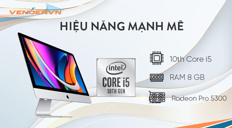  iMac 2020 27-inch 5K - Core i5 10th / 8GB / 256GB - Hàng chính hãng - Part: MXWT2 