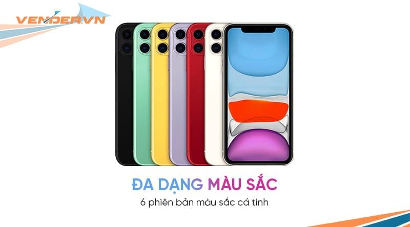  iPhone 11 128GB - Nhiều màu - Hàng chính hãng VN/A 