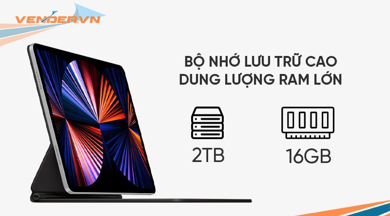  iPad Pro 12.9-inch M1 - 2TB Wi-Fi - Hàng chính hãng 