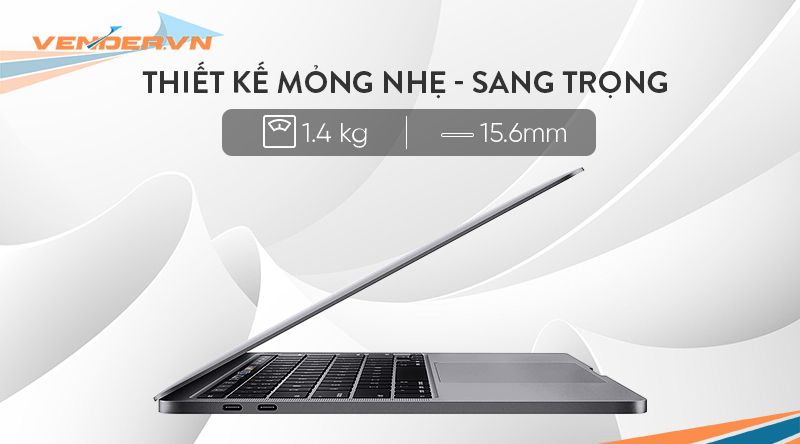  MacBook Pro 13-inch 2020 Silver - M1 / 8GB / 512GB - Hàng chính hãng - Part: MYDC2 
