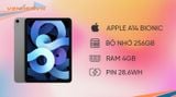  iPad Air 4 - 256GB Wi-Fi - 4G (LTE) - Hàng chính hãng 