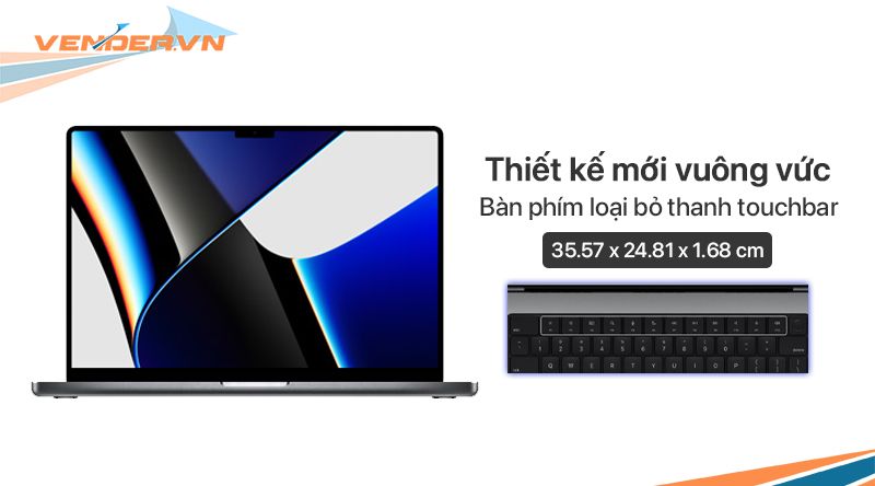  MacBook Pro 16-inch Apple M1 PRO 10-Core CPU / 16-Core GPU / 16GB RAM / 512GB - Hàng chính hãng 