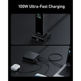  Đế Sạc Anker 2 USB-C + 1 USB-A 100W A1902 Chính Hãng 