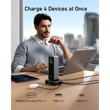  Đế Sạc Anker 2 USB-C + 1 USB-A 100W A1902 Chính Hãng 