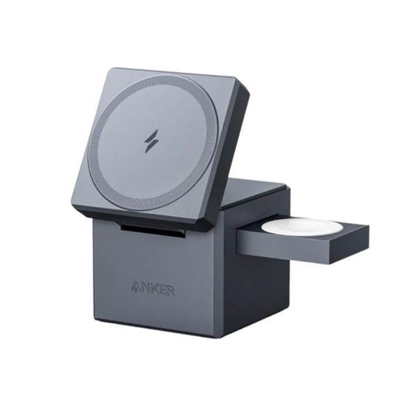 Đế Sạc Anker Không Dây Cube MagSafe 737 3-in-1 15W Y1811 Chính Hãng