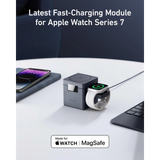  Đế Sạc Anker Không Dây Cube MagSafe 737 3-in-1 15W Y1811 Chính Hãng 