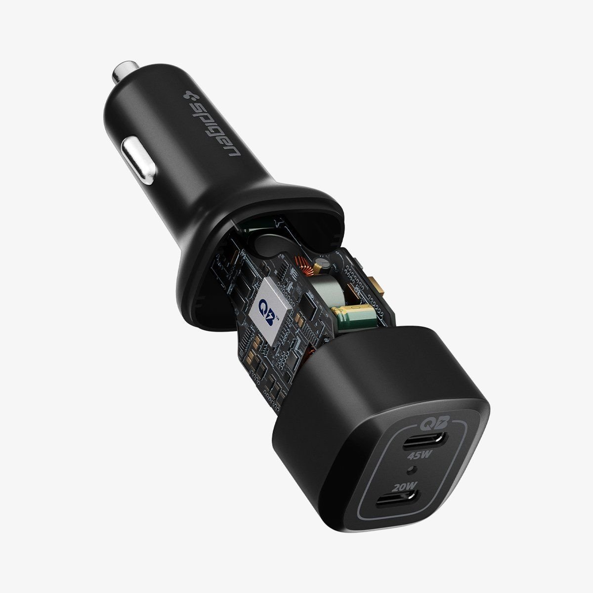  Tẩu sạc xe hơi Spigen Arcstation Car Charger 2C 65W PC2000 