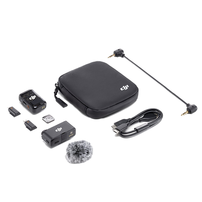 Micro không dây dji mic 2 - 1tx + 1 rx