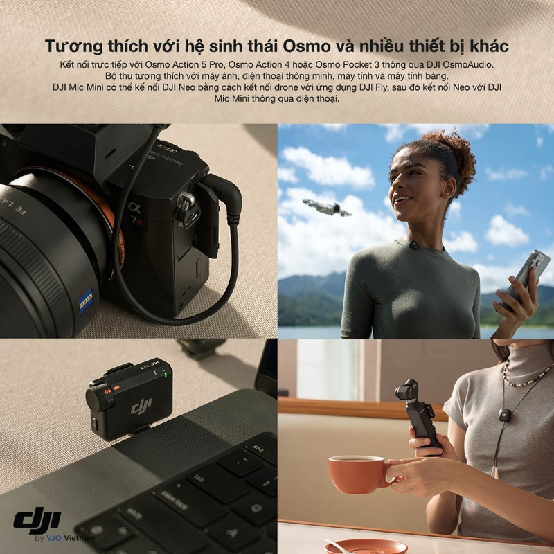  DJI Mic Transmitter chính hãng - Arctic White 