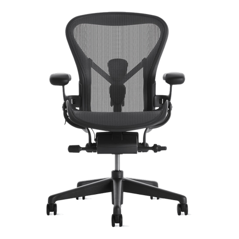 Ghế công thái học Ergonomic Herman Miller Aeron - Khung hợp kim / Chân nhựa