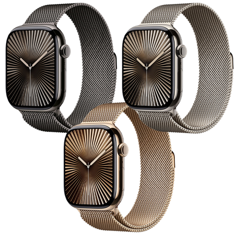 Apple Watch Series 10 GPS + Cellular - Mặt Titanium 42mm, dây Milanese Loop - Chính hãng