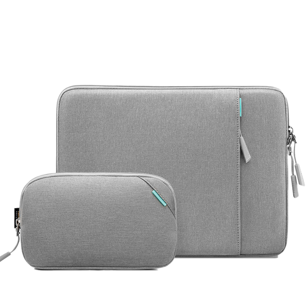 Túi Chống Sốc Tomtoc 360* Protective kèm túi phụ kiện cho MacBook/Laptop 13” - Gray