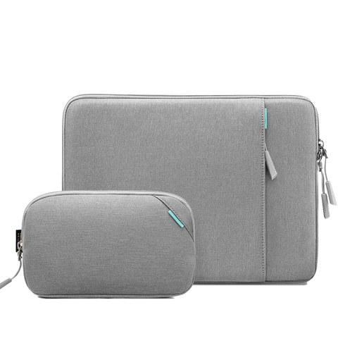 Túi Chống Sốc Tomtoc 360* Protective kèm túi phụ kiện cho MacBook/Laptop 13” - Gray