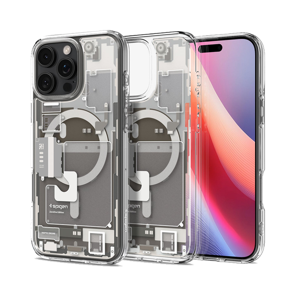Ốp lưng Spigen iPhone 16 Pro Ultra Hybrid MagFit Zero One Natural Titanium