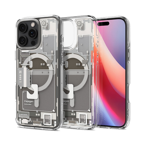 Ốp lưng Spigen iPhone 16 Pro Ultra Hybrid MagFit Zero One Natural Titanium